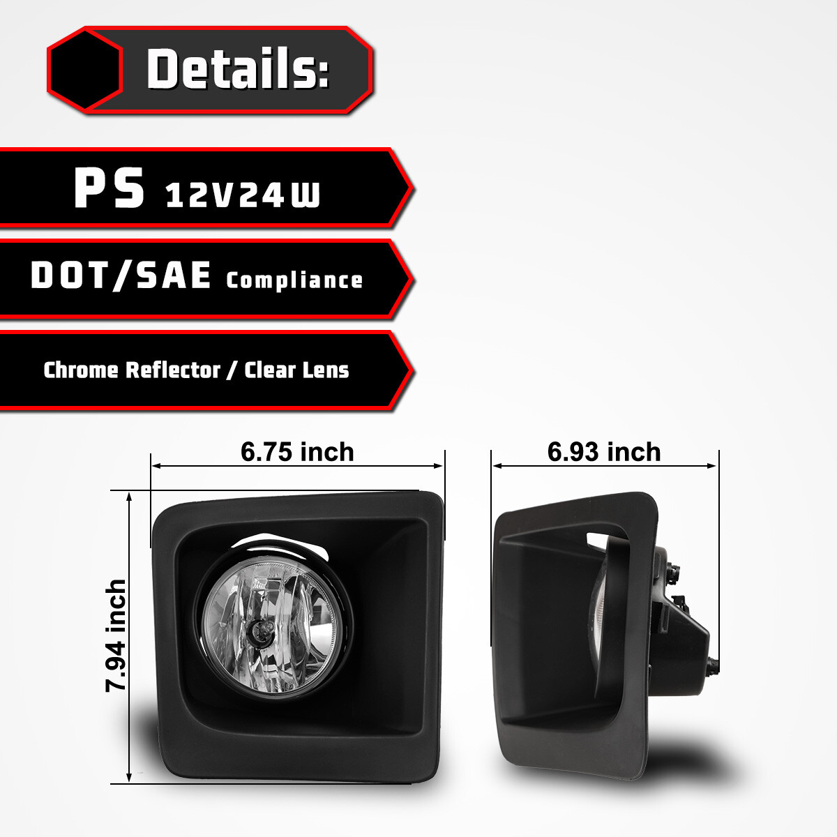 Fog Lights for 14-15 GMC Sierra 1500 Bumper Assembly Lamps Wiring Kit Switch Set | eBay