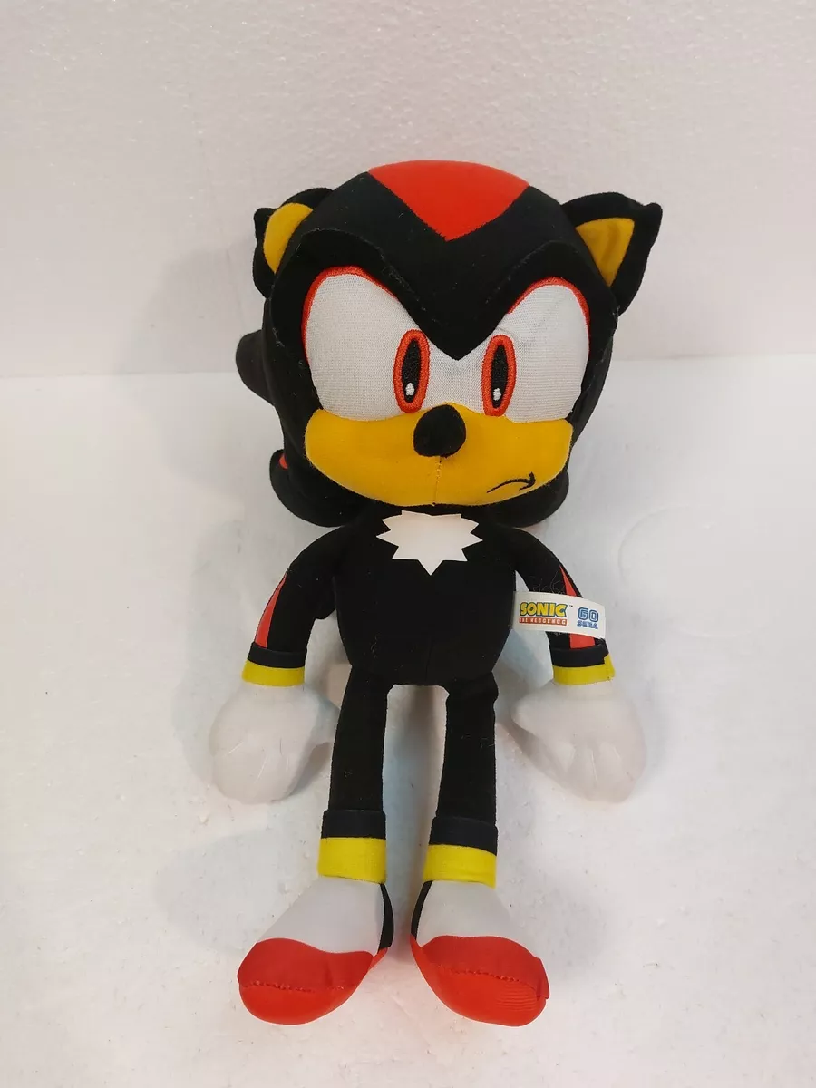 SHADOW Sonic 12 Plush The Hedgehog Stuffed Doll New Tag Authentic