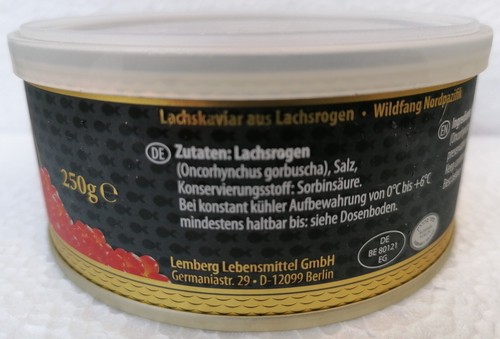 750g ALASKA GOLD GORBUSHA Red Humpback Pink Salmon Caviar Salmon Ikra Ikura ИКРА - Picture 5 of 6