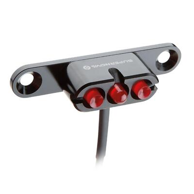 Supernova E3 Tail Light 2 FR Fahrrad Rücklicht Dynamo Schwarz LED Gepäckträger L