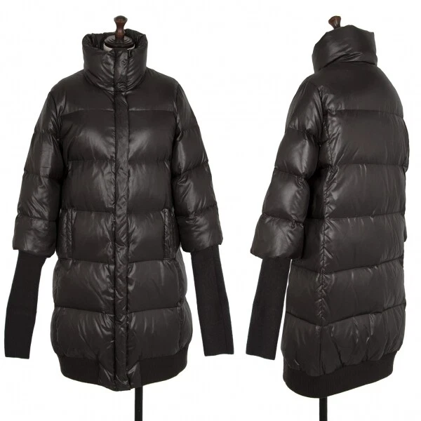 Theory luxe Long Rib Detachable Down Coat Size 40(K-114176) | eBay