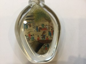 VINTAGE CHINESE PAINTED SCENT BOTTLE