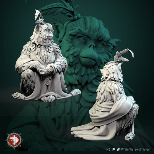 Monkey Kings Concubine | TTRPG Miniatur | White Werewolf Tavern | unbemalt, un - Bild 2 von 5