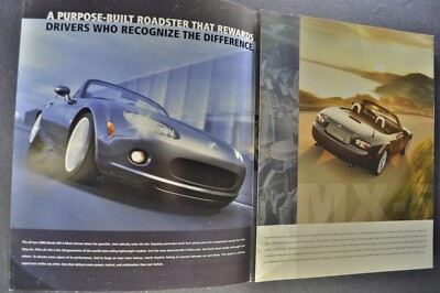 2006 Mazda Miata MX-5 Roadster Sales Brochure Folder Excellent