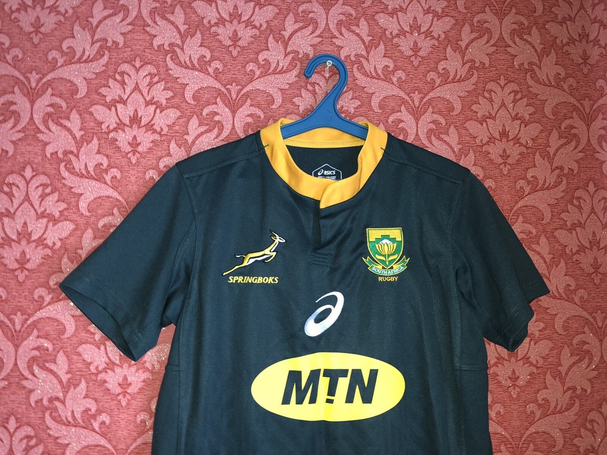 Rare South Africa Rugby Jersey Size M ASICs Mens | eBay