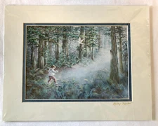 Art “Stepping Stones” Matted Print 14”x11”