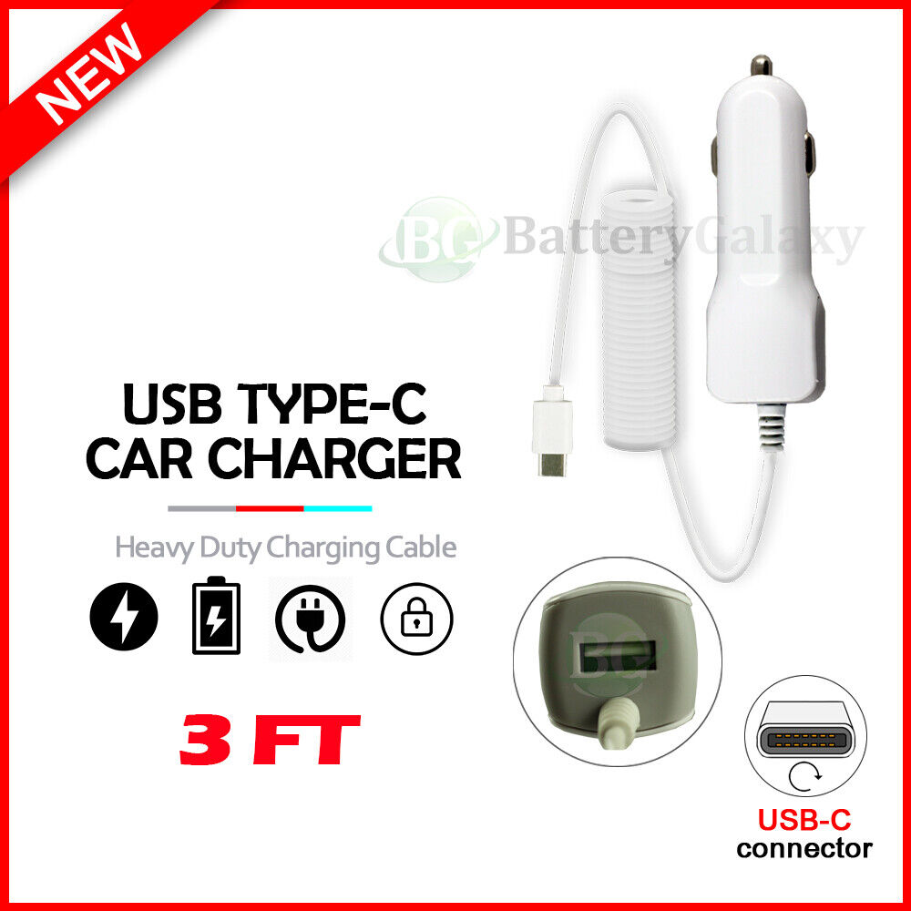 USB Type-C Car Charger for Android Phone Google Pixel 4 / 4A /5