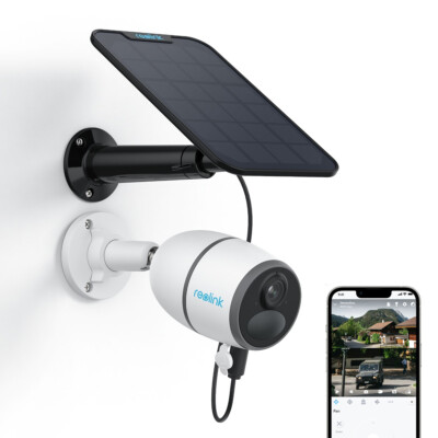 REOLINK 4G LTE Mobile Security Camera Wireless 2K No WiFi Battery Solar Powered