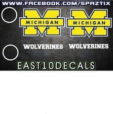MICHIGAN CORNHOLE DECAL SET 4 PC