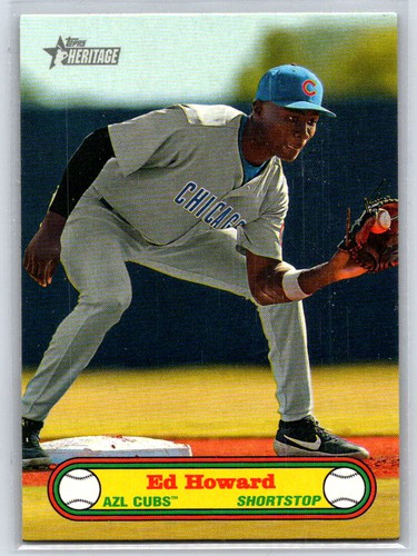 2021 Topps Heritage Minor League Ed Howard #72BPC-8 | eBay