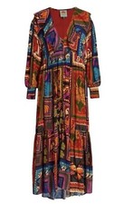 FARM RIO  NWT Patchwork Tapestry Ankle Dress Size XS $275