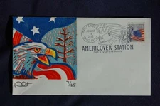 2013 Americover Convention Event Cover Curtis Cachet Sc#4797 CU483 Winter Flag