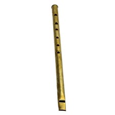 Traditional Indian Brass Flute Bansuri Musical Instrument Light Weight For Music