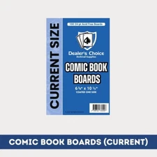 1000 COMIC BOOK BOARDS (Current Size) - Acid Free 24 pt Archival Backing Boards