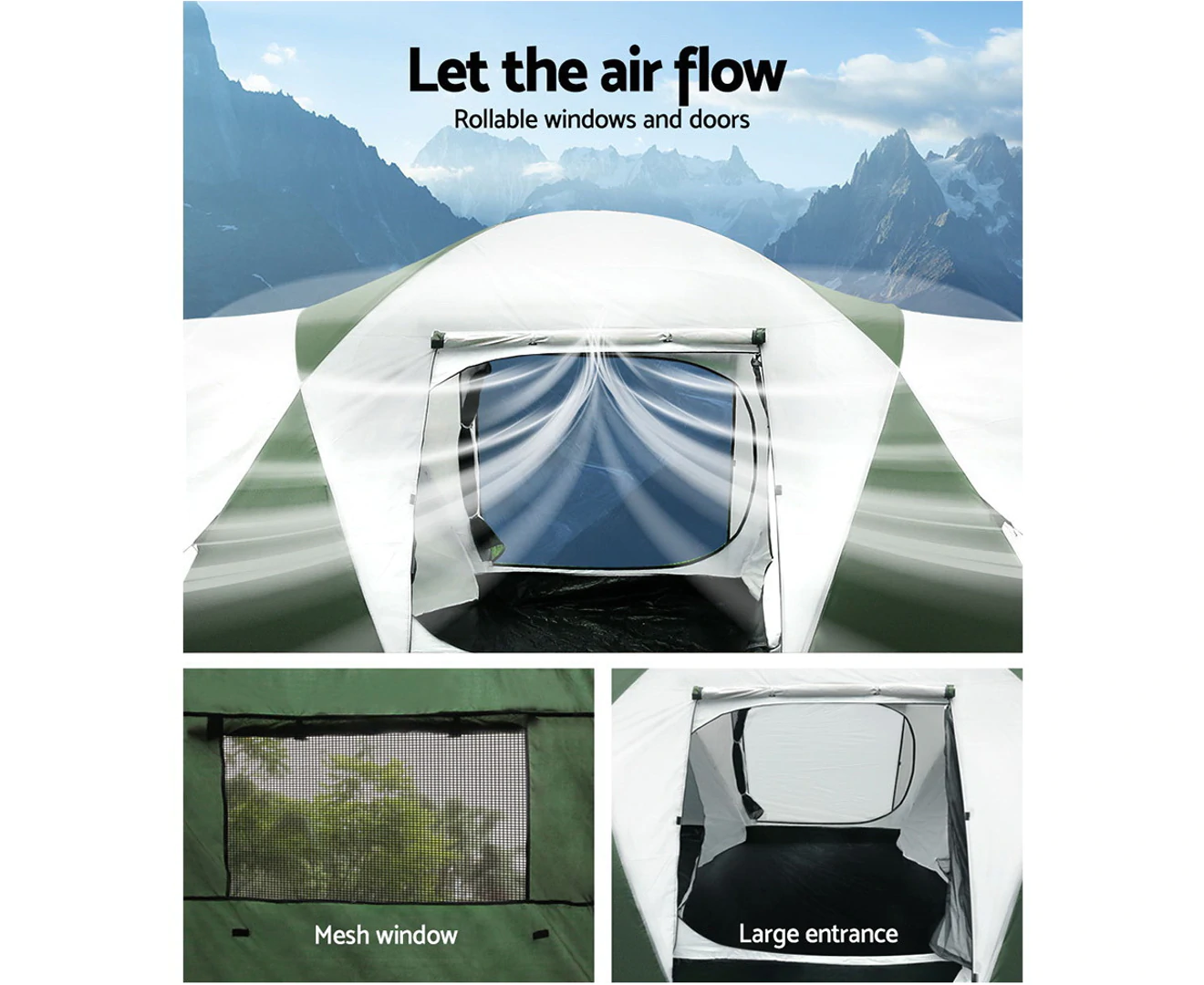 Camping Tent 12 Person Hiking Beach Tents eBay