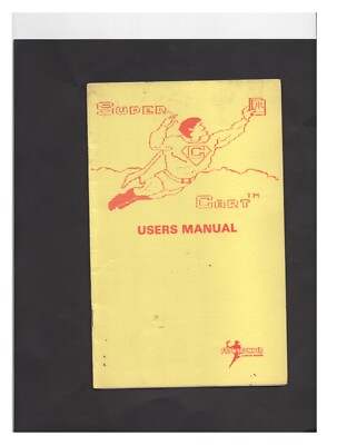 SuperCart Atari 400 800 MANUAL ONLY Authentic RARE Male offer! | eBay