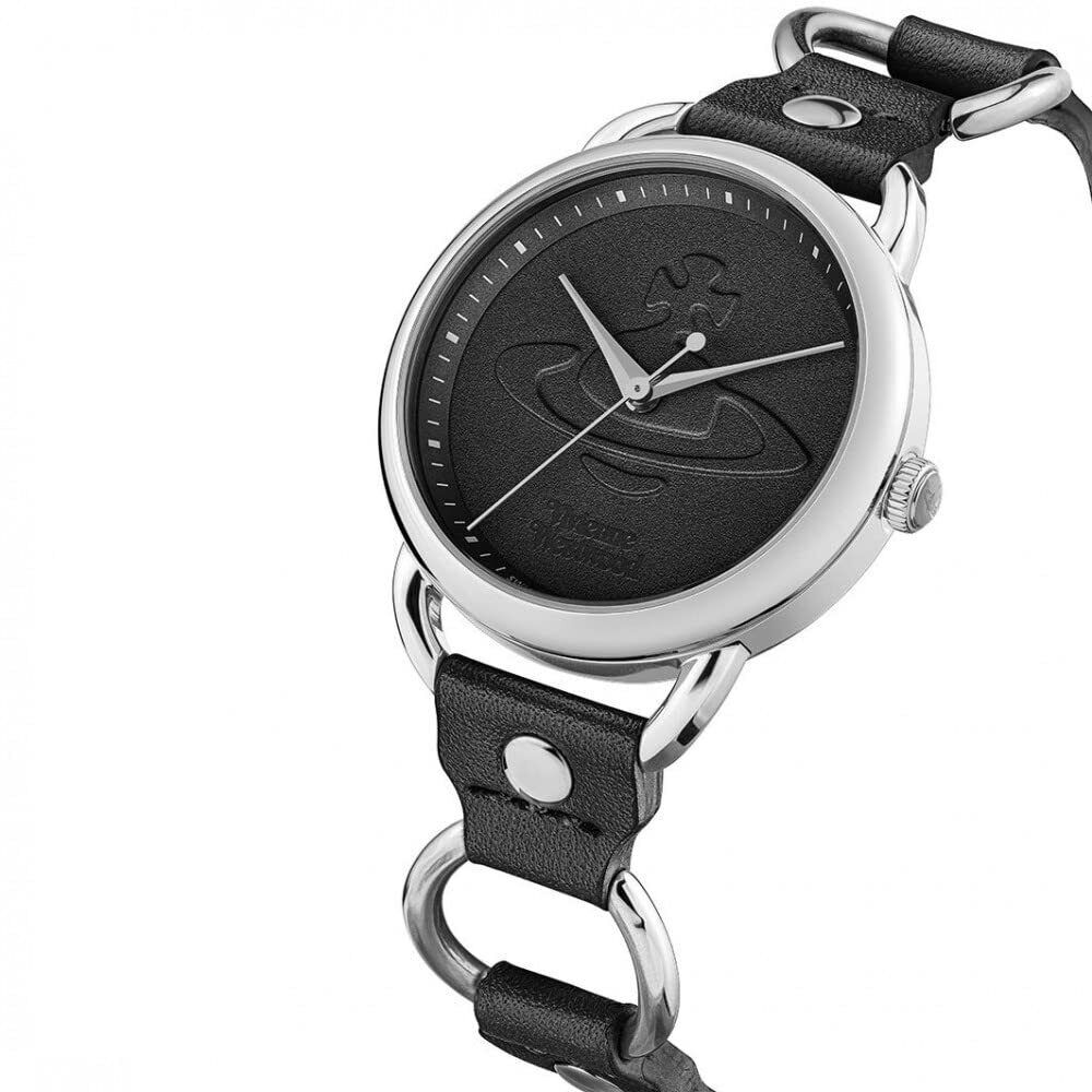 Vivienne Westwood Wristwatch Round 0.78Pound VV163BKSL black Vivienne Westwood Wristwatch Round 0.78Pound VV163BKSL black