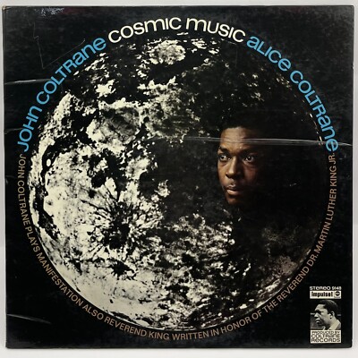 JOHN & ALICE COLTRANE COSMIC MUSIC 1969 REISSUE LP VG+ Vinyl