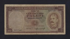 Portugal Portuguese Timor 100 Escudos P-24 1959 VF