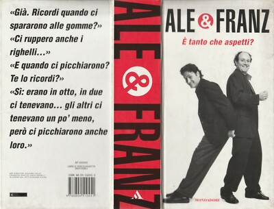 ALE & FRANZ, WARTEST DU SO LANGE? (VHS Box 80' + Buch, Mondadori 2002) 