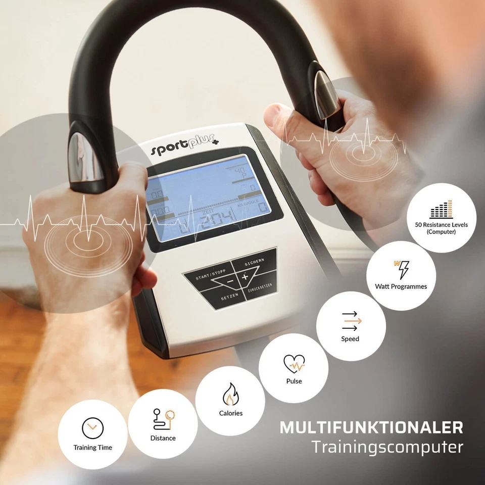 SportPlus Speedbike Indoor Cycling Home Trainer Fitness - Immagine 2 di 4