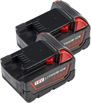 Labtec 2 Packungen M18 Akku 18V 5500Mah Ersatz für Milwaukee 18V Akku...
