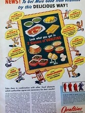 Ovaltine, Full Page Vintage Print Ad