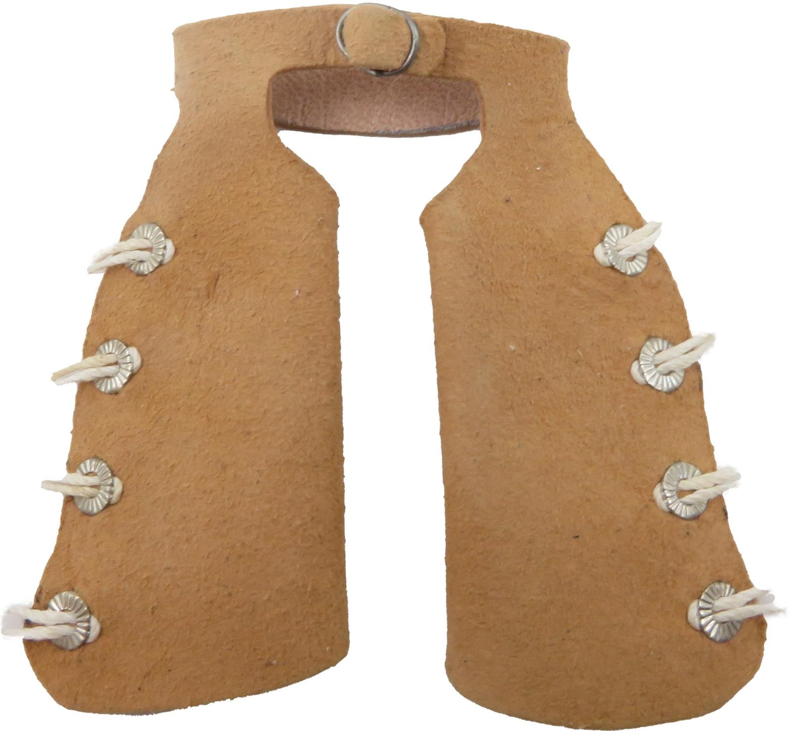 Dolls House Pioneer Leather Cowboy Riding Chaps Western Ranch Stable Accessory