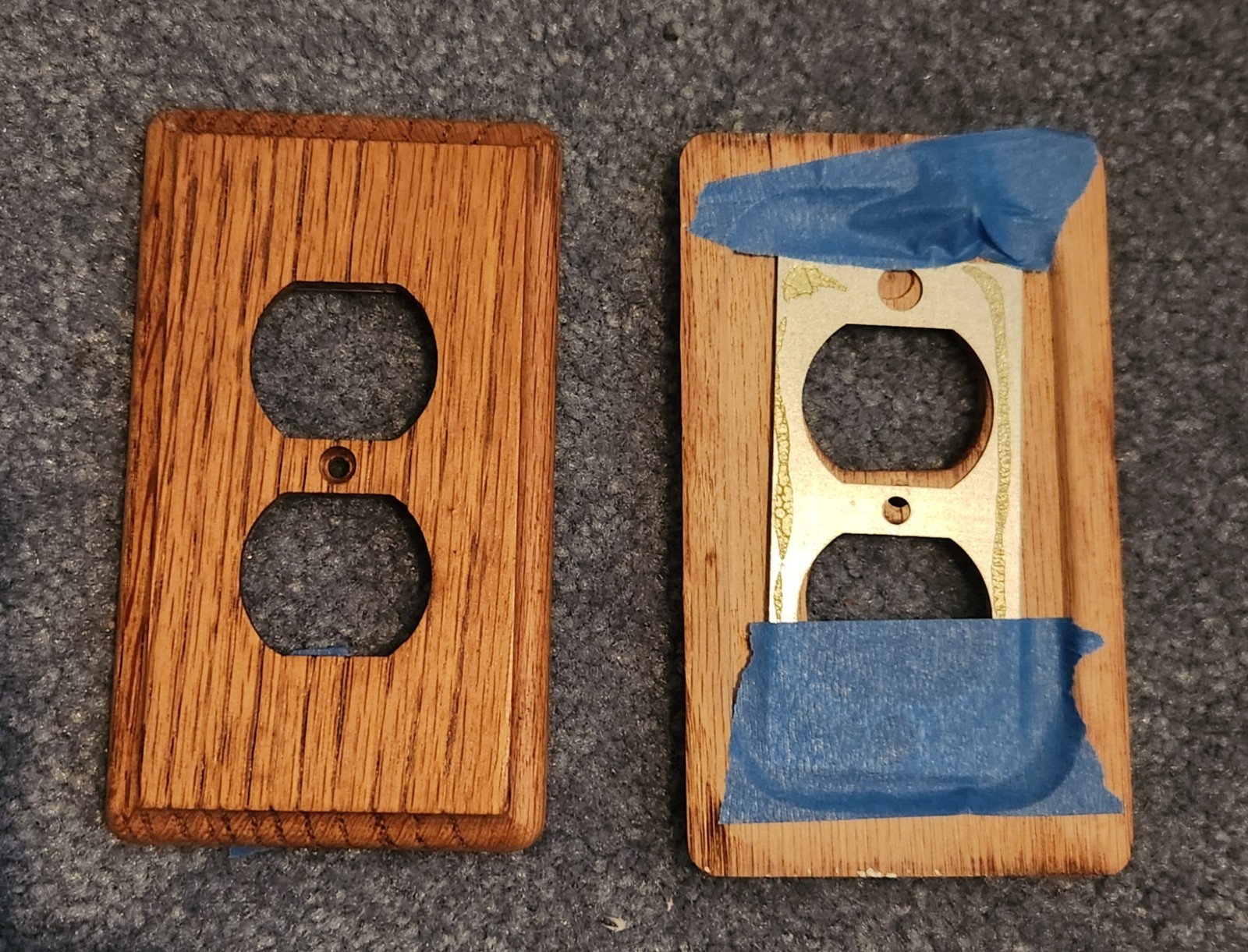 - Single Gang Outlet With Metal Backing - Free Shipping