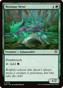 Noxious Newt #155 Common Secrets of Strixhaven MTG