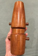 Vtg Dansk teak Jens Quistgaard Vanguard salt shaker pepper mill MCM Denmark 825B