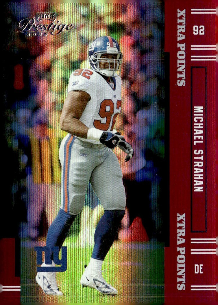 MICHAEL STRAHAN 2006 PRESTIGE **RED** XTRA POINTS  /125 !!  SP🔥🔥NY GIANTS  HOF