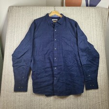 Tommy Bahama Shirt Mens XL Long Sleeve Button Up Plaid Textured Pocket Casual