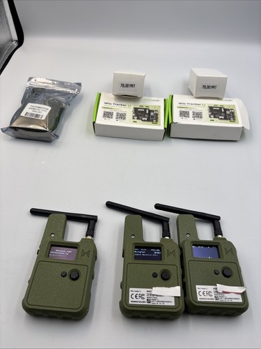 3Set Wio Tracker L1 Meshtastic Node Meshnology Board Bluetooth GPS +Battery+Case