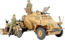 Tamiya Sd.Kfz.222 North Africa - Plastic Model Military Vehicle Kit - 1/35