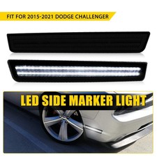 Front Bumper Marker Parking Pair Side Set Light For 15-2022 Set Dodge Challenger