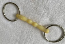 HAPPY MOUTH 5" Shaped Mullen Mouth Loose Ring Snaffle Bit LIGHTLY USED CLEAN Con