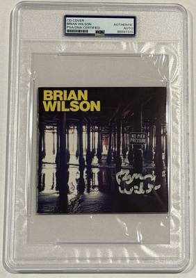 #ad Brian Wilson Signed No Pier Pressure CD Cover PSA Authentic Auto The Beach Boys $324.99