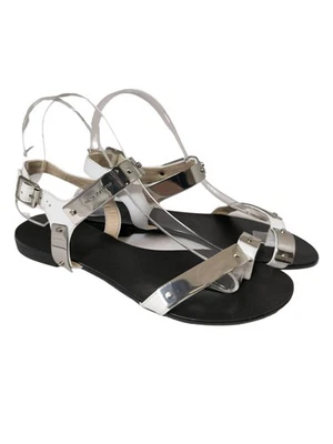VINCE CAMUTO Sandales confort Dames Sandales T EU 37 argenté style décontracté - Photo 1/4