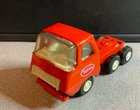 Vintage 70s Orange Tonka Semi Metal Truck