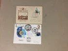 two GAGARIN-first man on space fdc.Russia registered,Germany