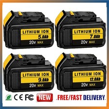 1-2 PACK FOR DEWALT DCB205   20V Max XR 5.0Ah Li-ion Power Tool Battery NEW