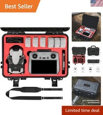 Secure Hard Carry Case for DJI Mini Drones -  Waterproof & Stylish - Black