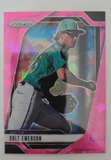 2025 Panini Prizm - Colt Emerson, Colt Emerson #23 Pink Ice Prizm (RC)