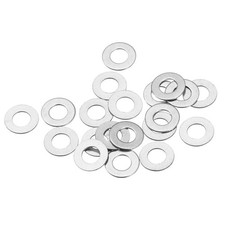 M3 304 Stainless Steel Flat Washers, 20pcs 3x6x0.5mm Ultra Thin Flat Spacers