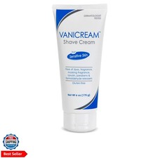Shave Cream, 6 Oz, Formulated without Common Irritants for Sensitive Skin, Sh...