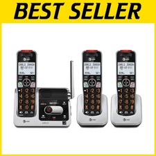 Long-Range Cordless Phone Set with Answering Machine