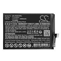Akku FüR Tcl 50 Nxtpaper 4G, Li-Polymer, 3,85V, 5010Mah, 19,29Wh, Built-In, W/O