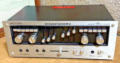 Marantz 3600 Stereo Preamplifier Vintage 1970s Audio Preamp Japan
