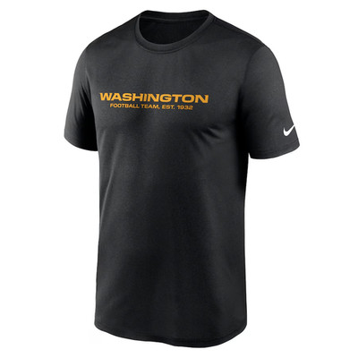 Washington Football Team Nike Logo Essential Legend Team Performance T-Shirt NFL